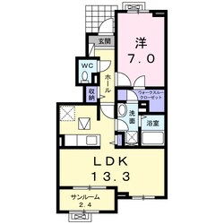 アンサンブルⅢの物件間取画像